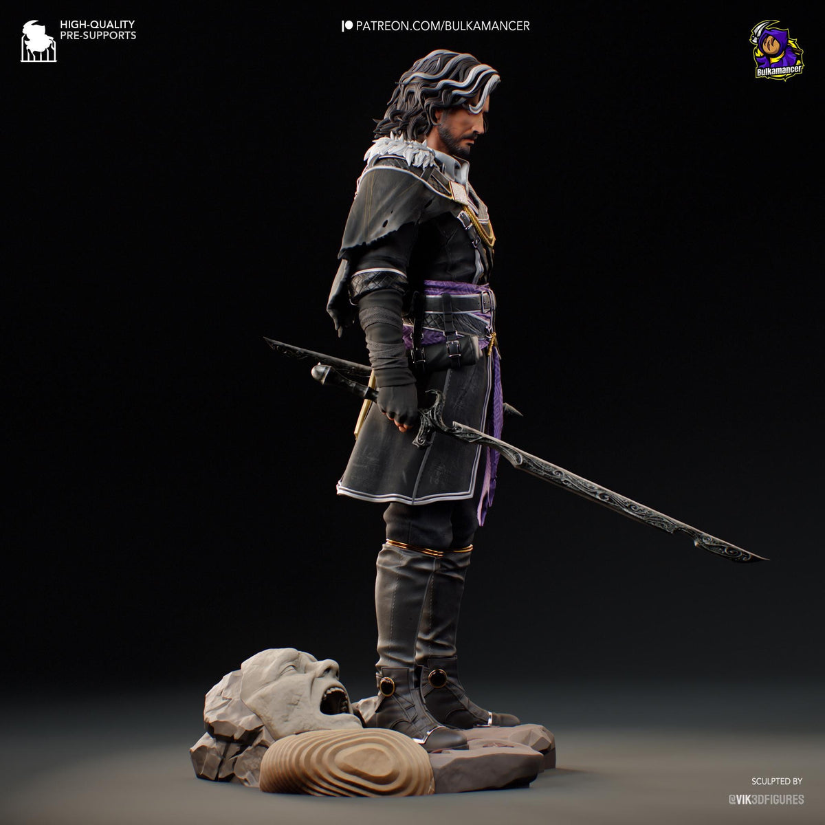 Verso Figure - Clair Obscur: Expedition 33 - resin tabletop miniature alternate angle