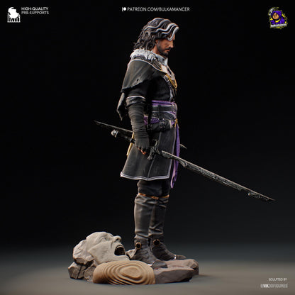 Verso Figure - Clair Obscur: Expedition 33 - resin tabletop miniature alternate angle