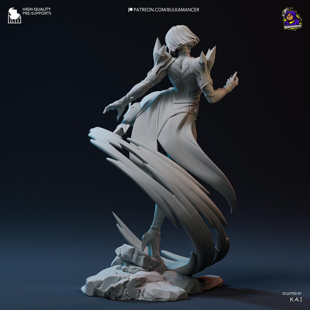 Emma Frost Figure - Marvel Rivals - resin miniature view 6