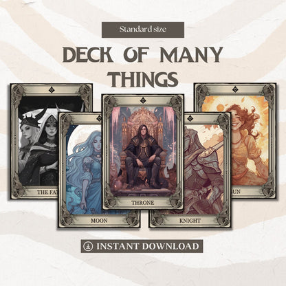 Deck of many things - digital download preview