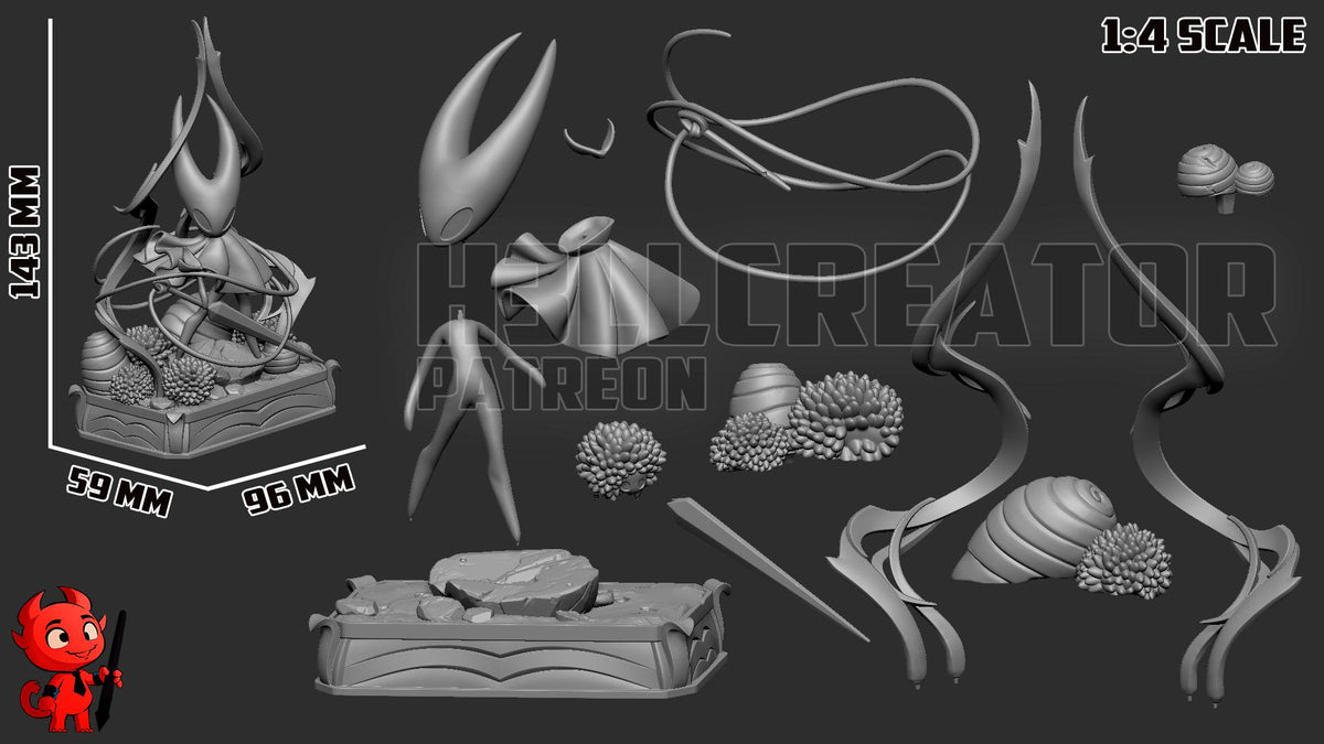 Hornet Hollow Knight Silksong Figure - resin miniature view 8