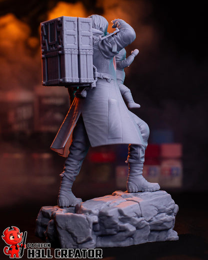 Sam Porter Bridges Death Stranding 2 Figure - paintable tabletop miniature product view