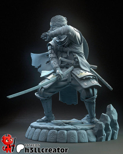 Jin Sakai Ghost of Tsushima Figure - resin miniature view 5