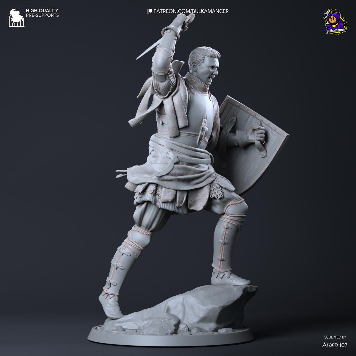 Henry of Skalitz Figure - Kingdom Come: Deliverance - paintable tabletop miniature product view