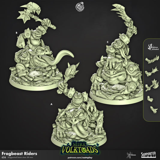 Grung Fighter Miniature - resin tabletop miniature front view