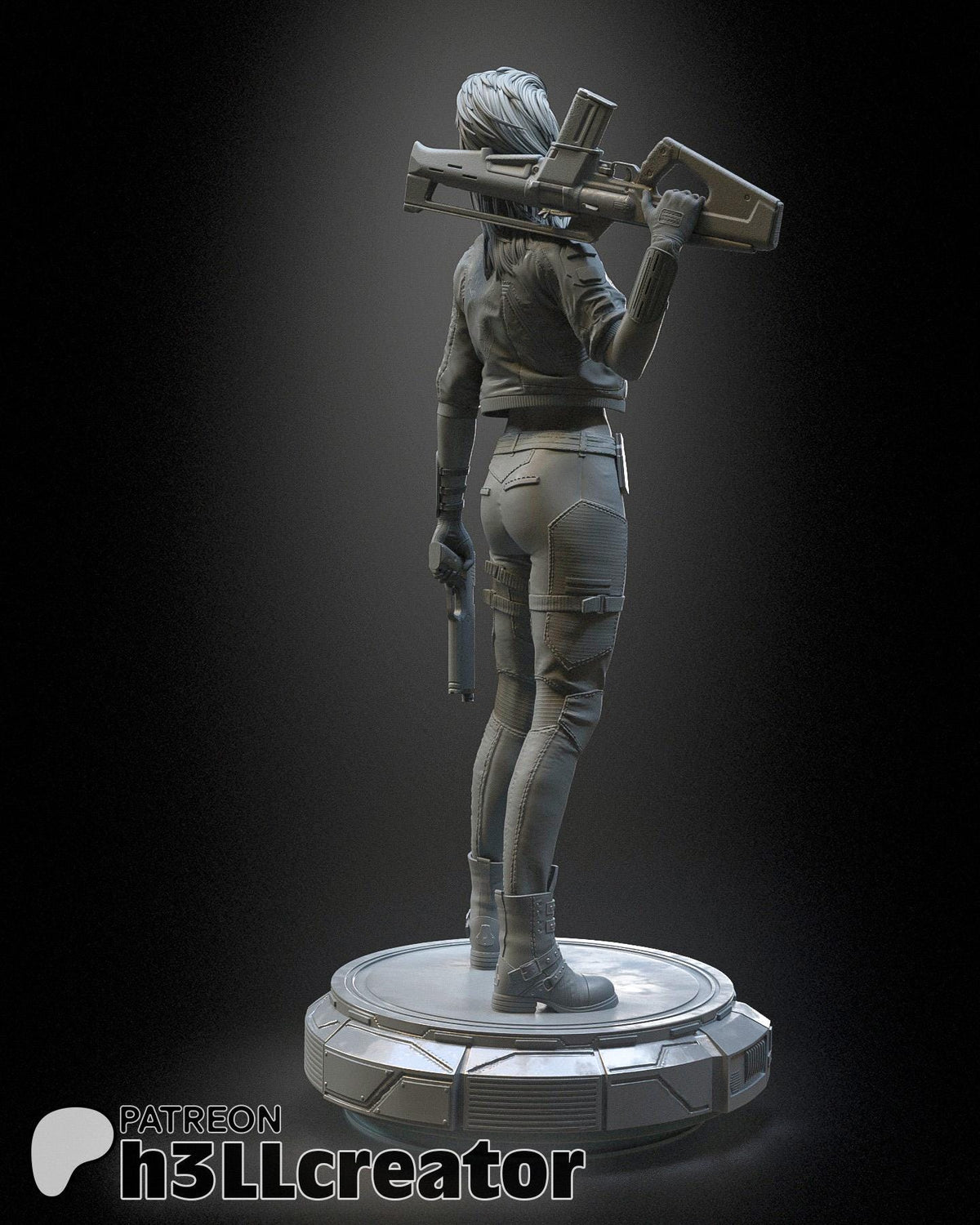 Rogue Amendiares Figure - Cyberpunk 2077 - resin miniature view 6