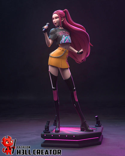 Mira KPop Demon Hunters Figure - paintable tabletop miniature product view