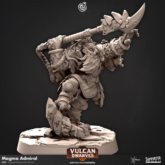 Dwarf Ranger Miniature - resin tabletop miniature front view