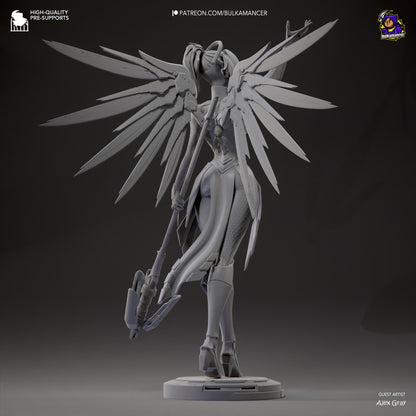 Mercy Figure - Overwatch - resin miniature view 6