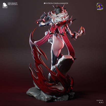 Malice Figure - Marvel Rivals - 3D printed miniature detail view