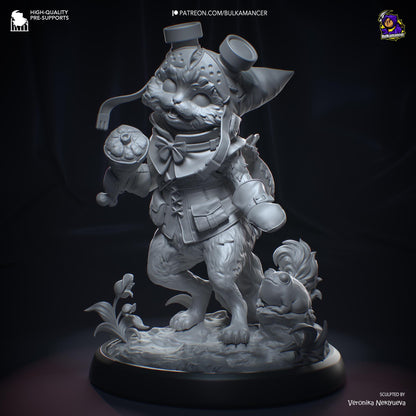 Palico and Toad Figure - Monster Hunter Wilds - resin miniature view 5