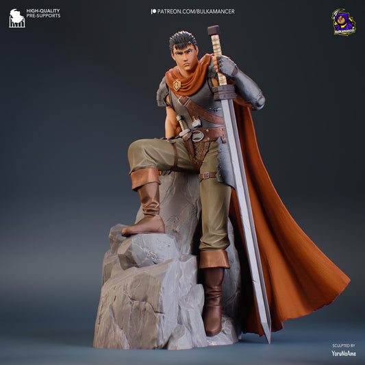 Guts Berserk The Golden Age Arc. Figure - resin tabletop miniature front view