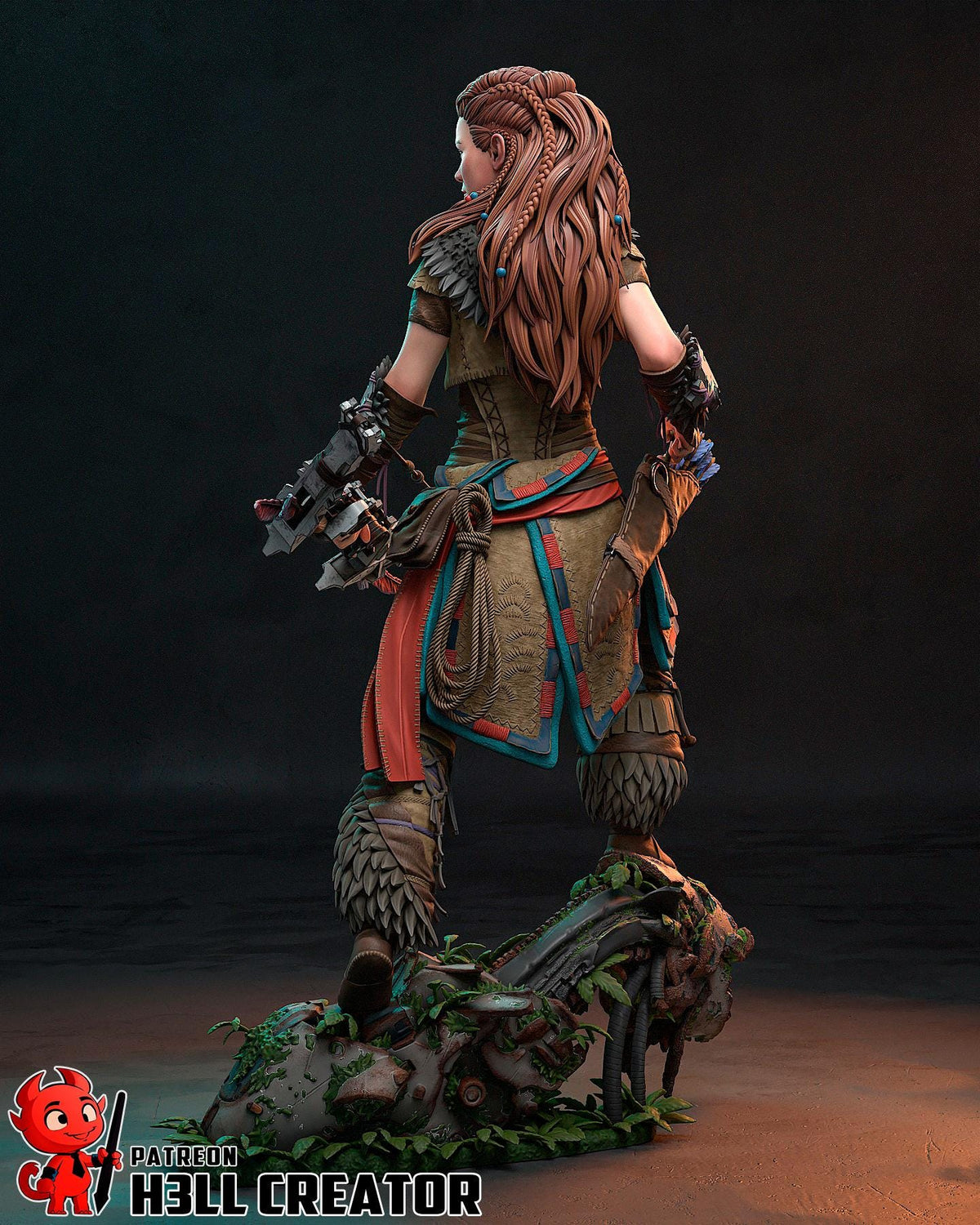 Aloy Horizon Zero Dawn Figure - resin miniature view 7