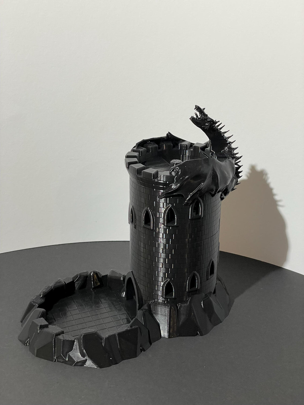 Dragon's Keep Dice Tower - resin miniature view 5