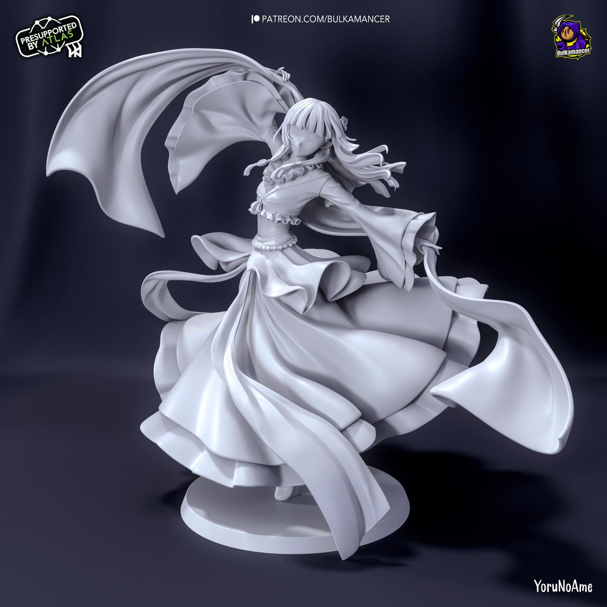 Maomao The Apothecary Diaries Figure - paintable tabletop miniature product view