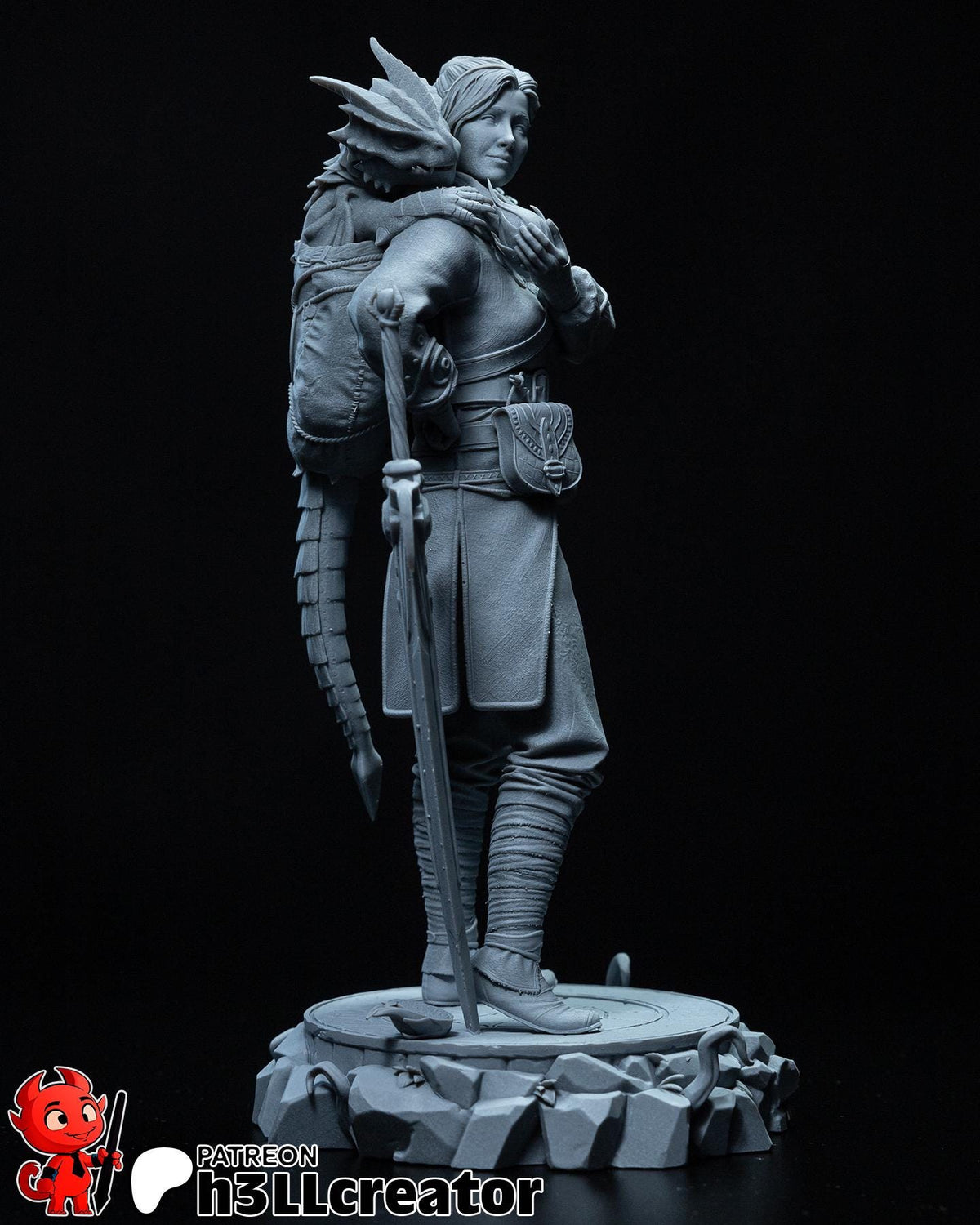 Zoe Split Fiction Figure - resin miniature view 7