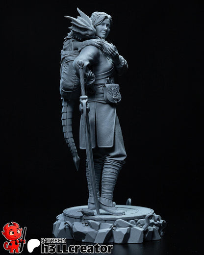 Zoe Split Fiction Figure - resin miniature view 7