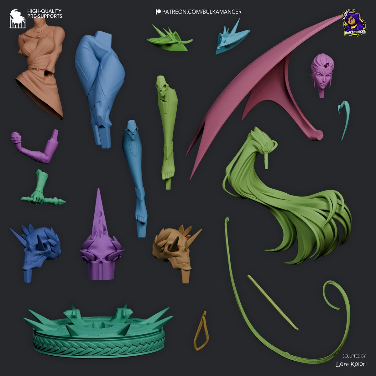 Megaera Figure - Hades - resin miniature view 8