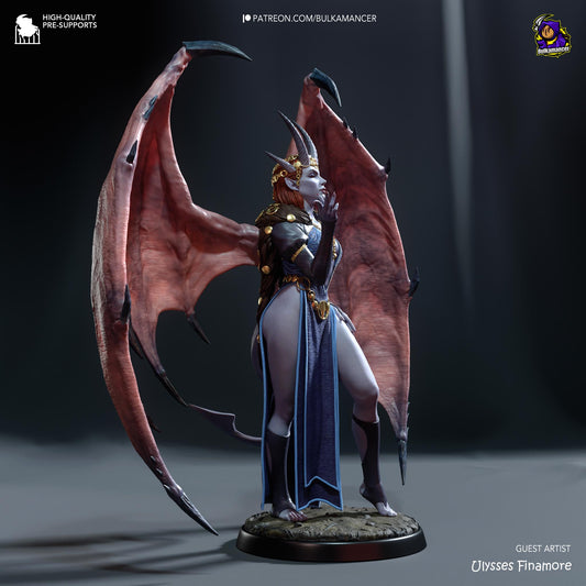 Mizora Figure - Baldur's Gate 3 - resin tabletop miniature alternate angle