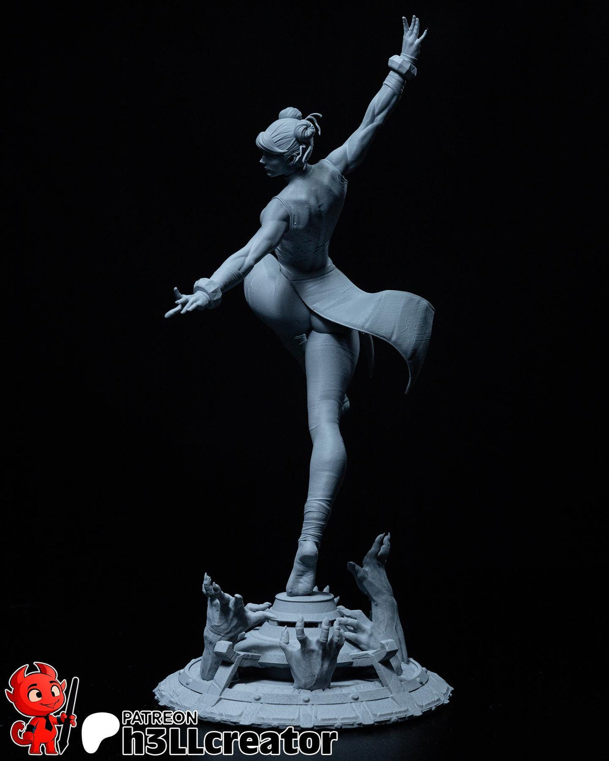 Chun Li Figure - Street Fighter - resin miniature view 6