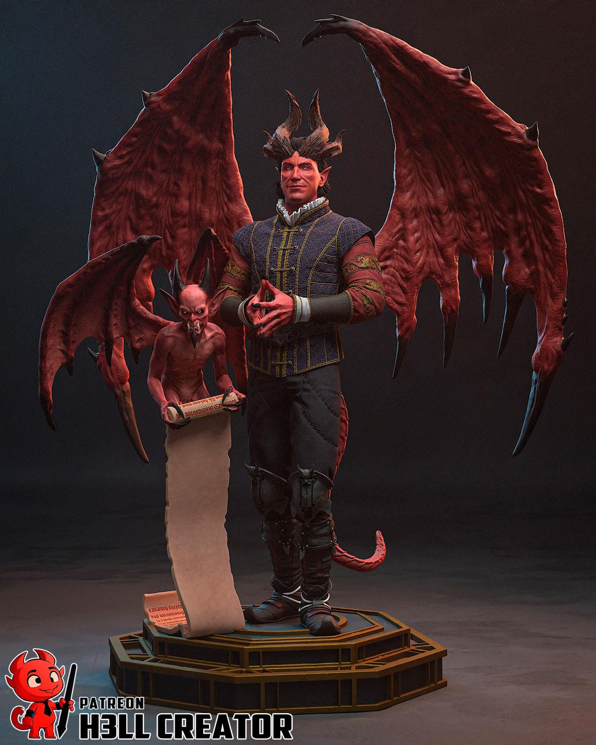 Raphael Figure - Baldur's Gate 3 - resin miniature view 9