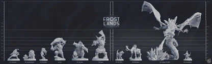 Moose Companion - Druid Wild Shape Miniature - resin tabletop miniature alternate angle