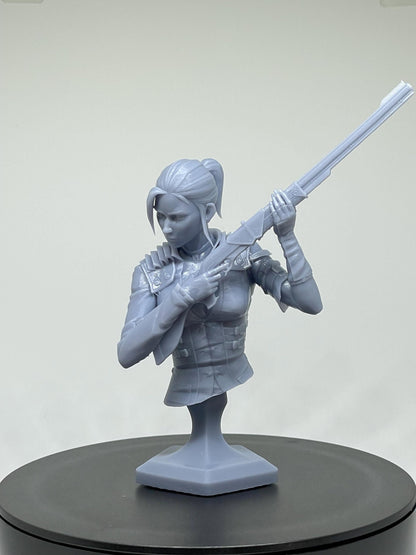 Caitlyn Bust - Arcane - resin miniature view 7