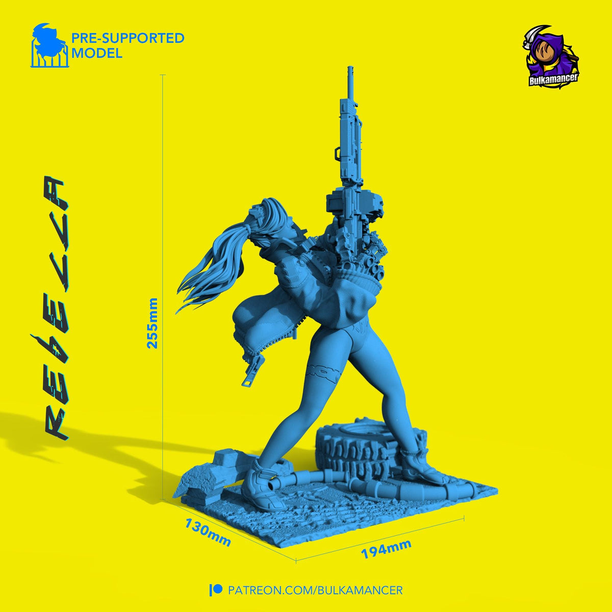 Rebecca Figure - Cyberpunk: Edgerunners - resin miniature view 7