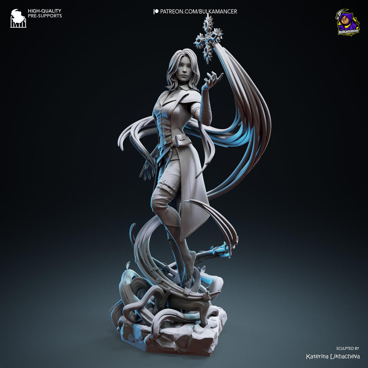 Lune Figure - Clair Obscur: Expedition 33 - paintable tabletop miniature product view