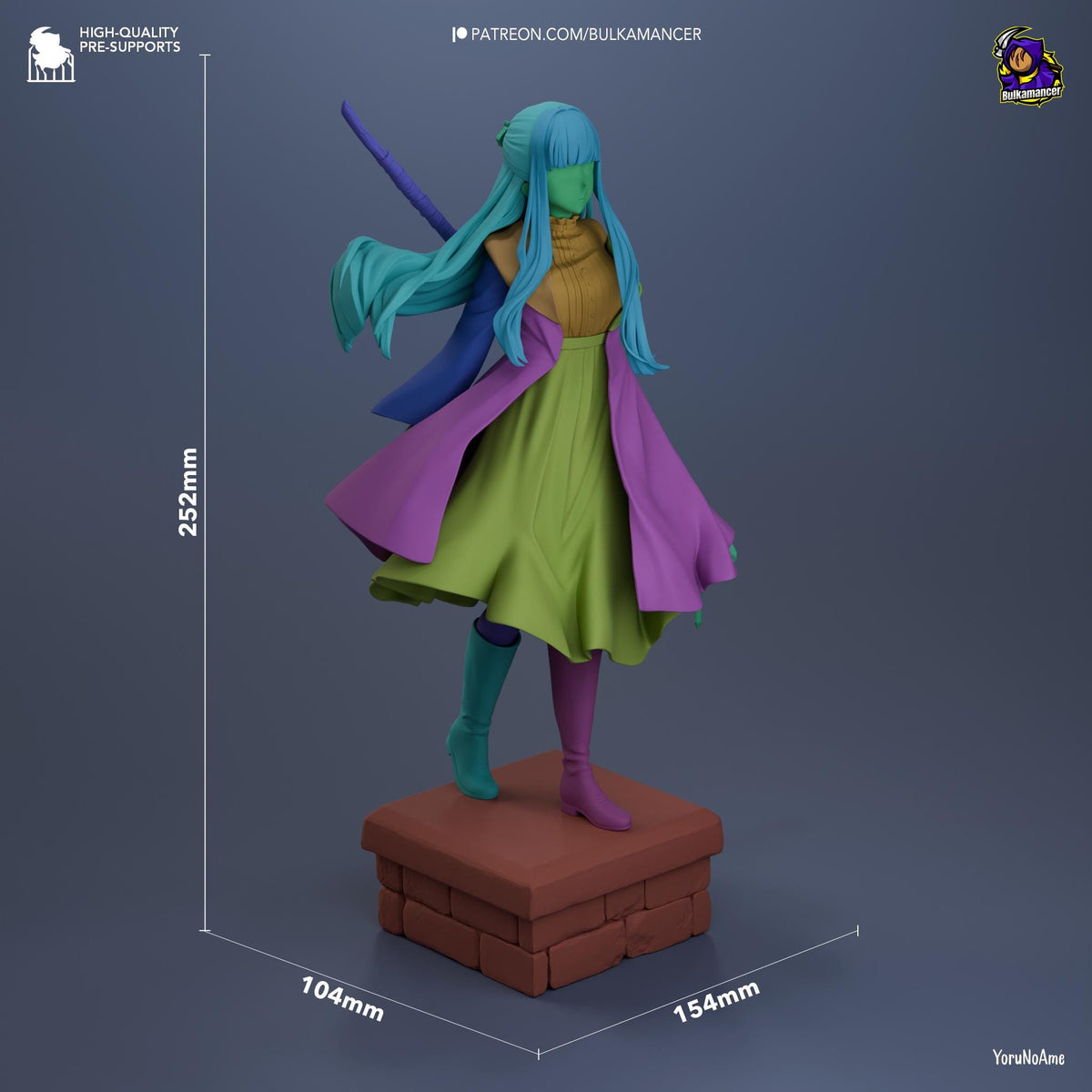Fern Frieren Figure - resin miniature view 7