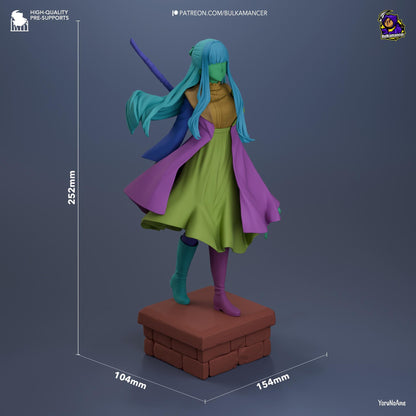 Fern Frieren Figure - resin miniature view 7