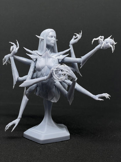 Lolth Bust - Baldur's Gate 3 - resin tabletop miniature alternate angle