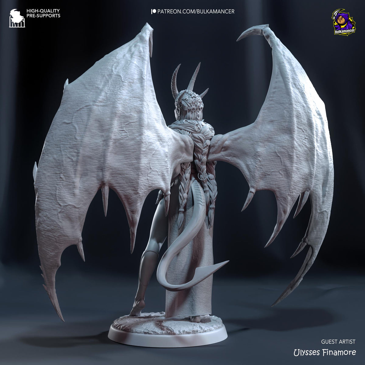 Mizora Figure - Baldur's Gate 3 - resin miniature view 6