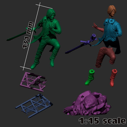 Dante Figure - resin miniature view 7