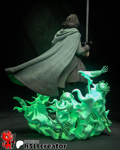 Aragorn Figure - The Lord of the Rings - paintable tabletop miniature product view