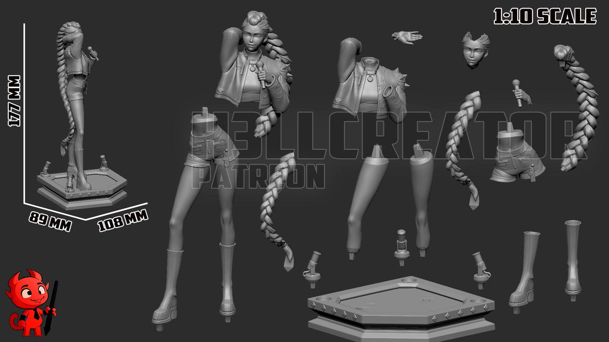 Rumi KPop Demon Hunters Figure - resin miniature view 8