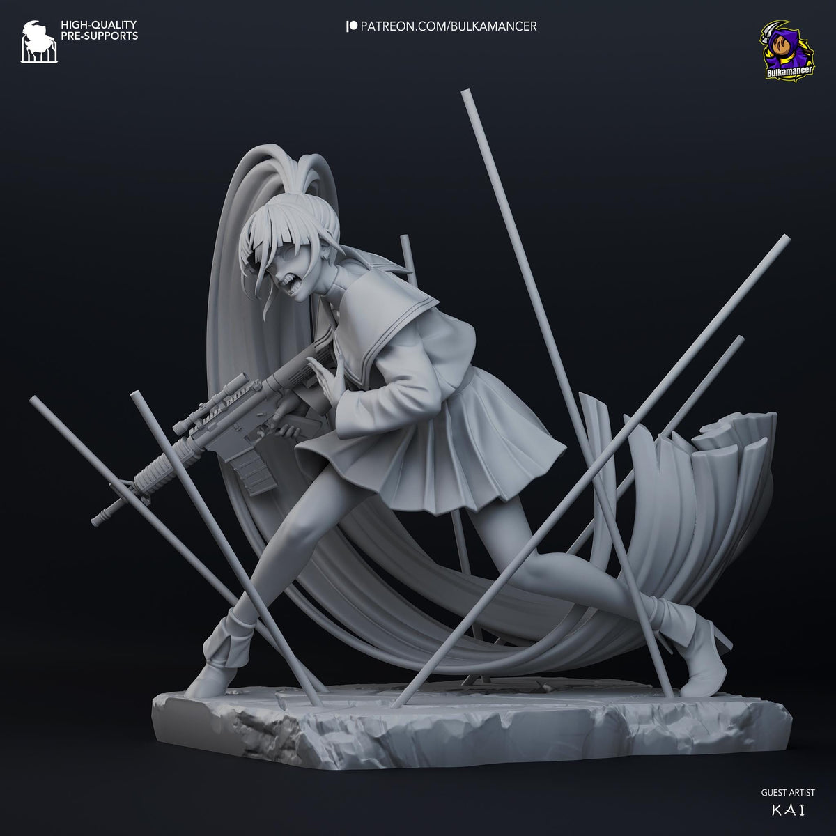 Naima Usseewa song by Ado Figure - resin miniature view 6