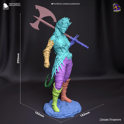 Karlach Figure - Baldur’s Gate 3 - resin miniature view 7