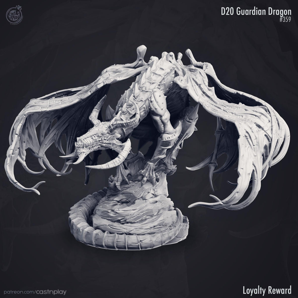 Dragon Dice Guardian Diorama - resin miniature view 7
