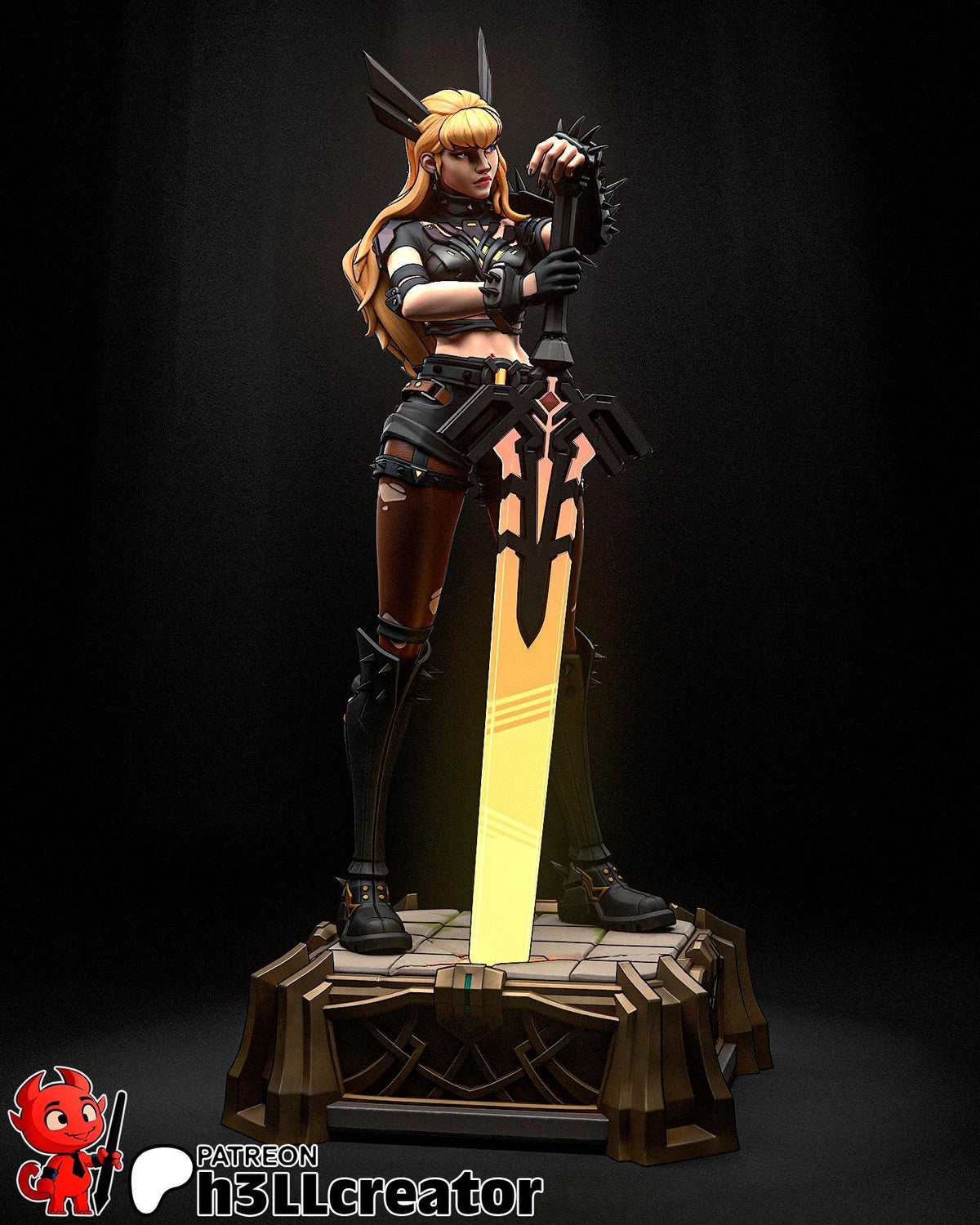 Magik Figure - Marvel Rivals - paintable tabletop miniature product view