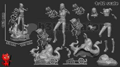 Jinx Figure - Arcane - resin miniature view 7