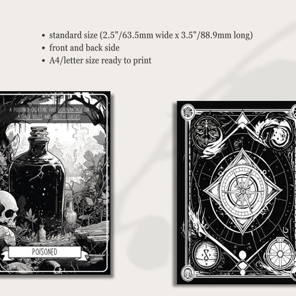 D&D 5e Condition Cards Printable Set - printable tabletop RPG resource preview