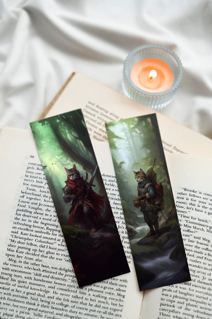 Cat Classes Bookmarks - printable tabletop RPG resource preview