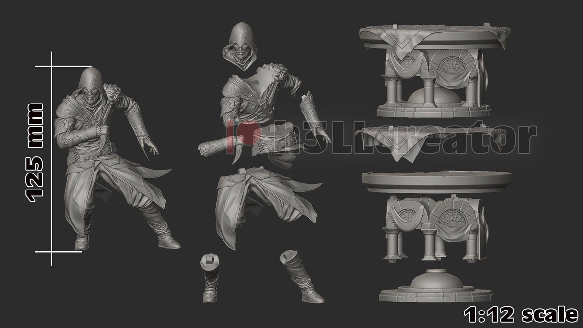 Ezio Auditore Assassin's Creed Figure - resin miniature view 7