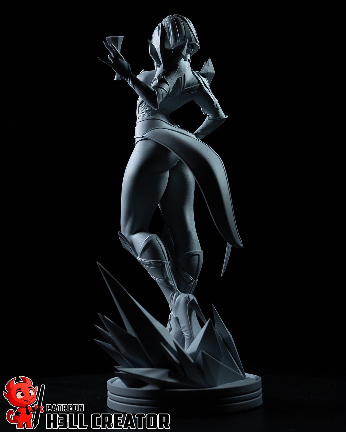 Emma Frost Figure - Marvel Rivals - resin miniature view 6