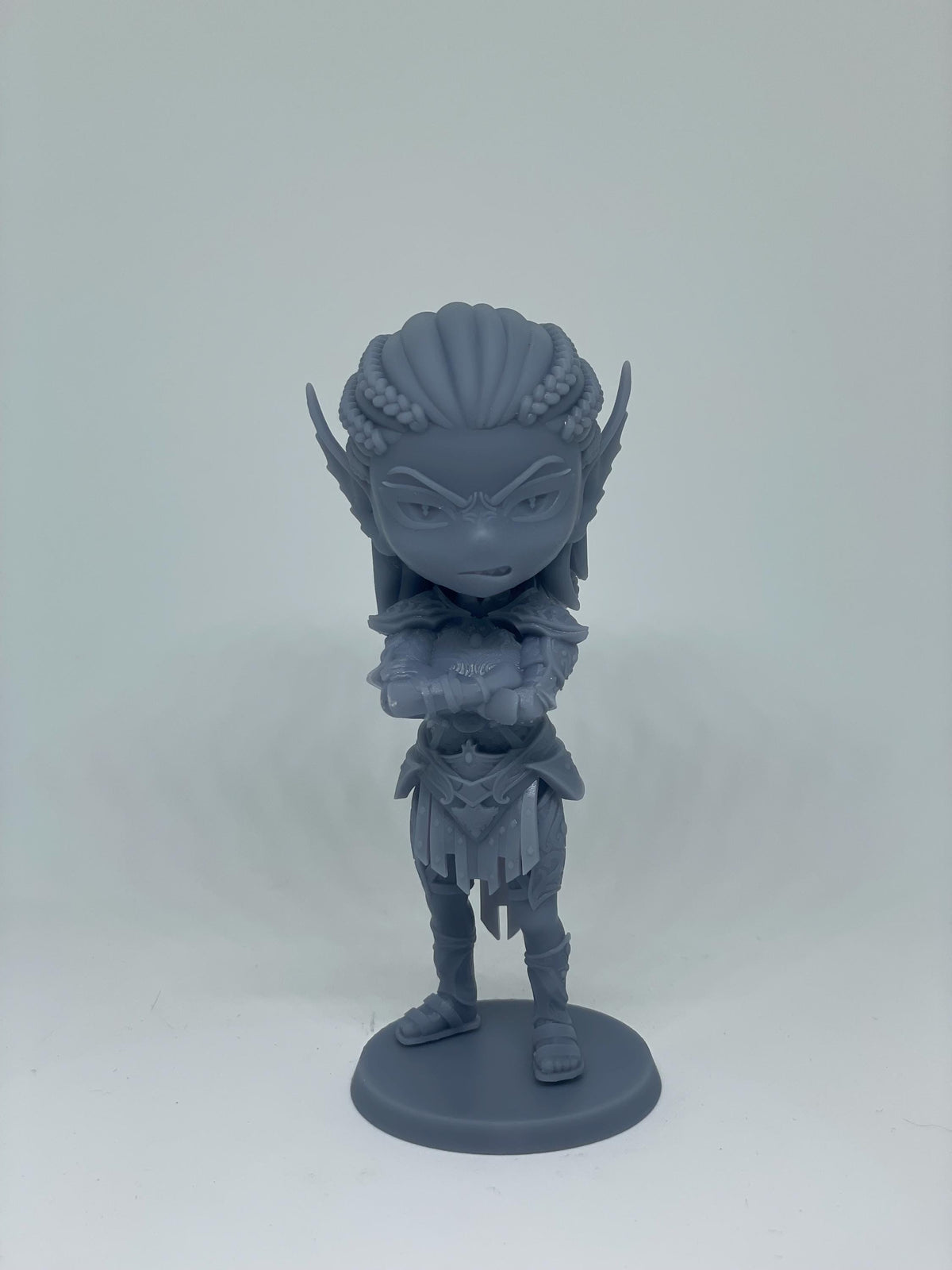 Lae'zel Chibi Figure - Baldur's Gate 3 - resin miniature view 5