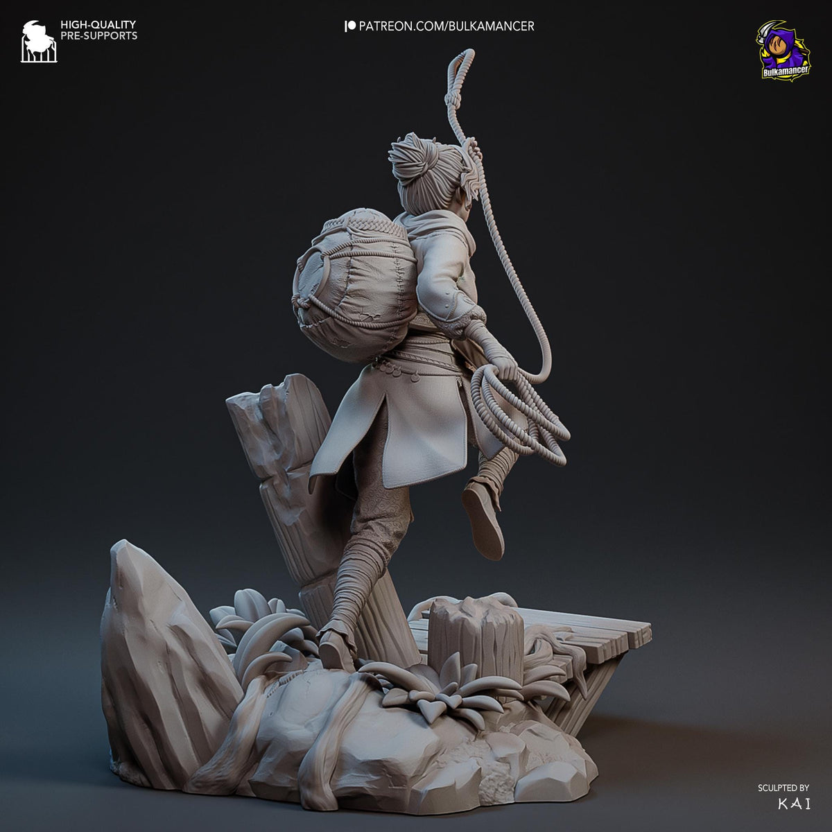 Zoe Split Fiction Figure - resin miniature view 6