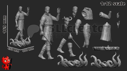 Wyll Figure - Baldur's Gate 3 - resin miniature view 8