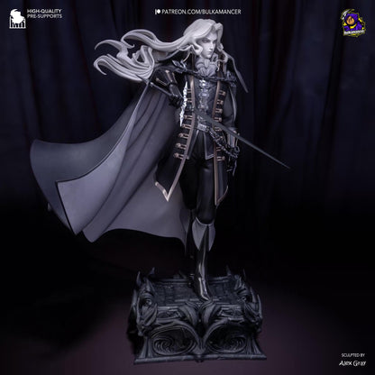 Alucard Castlevania Figure - resin tabletop miniature front view