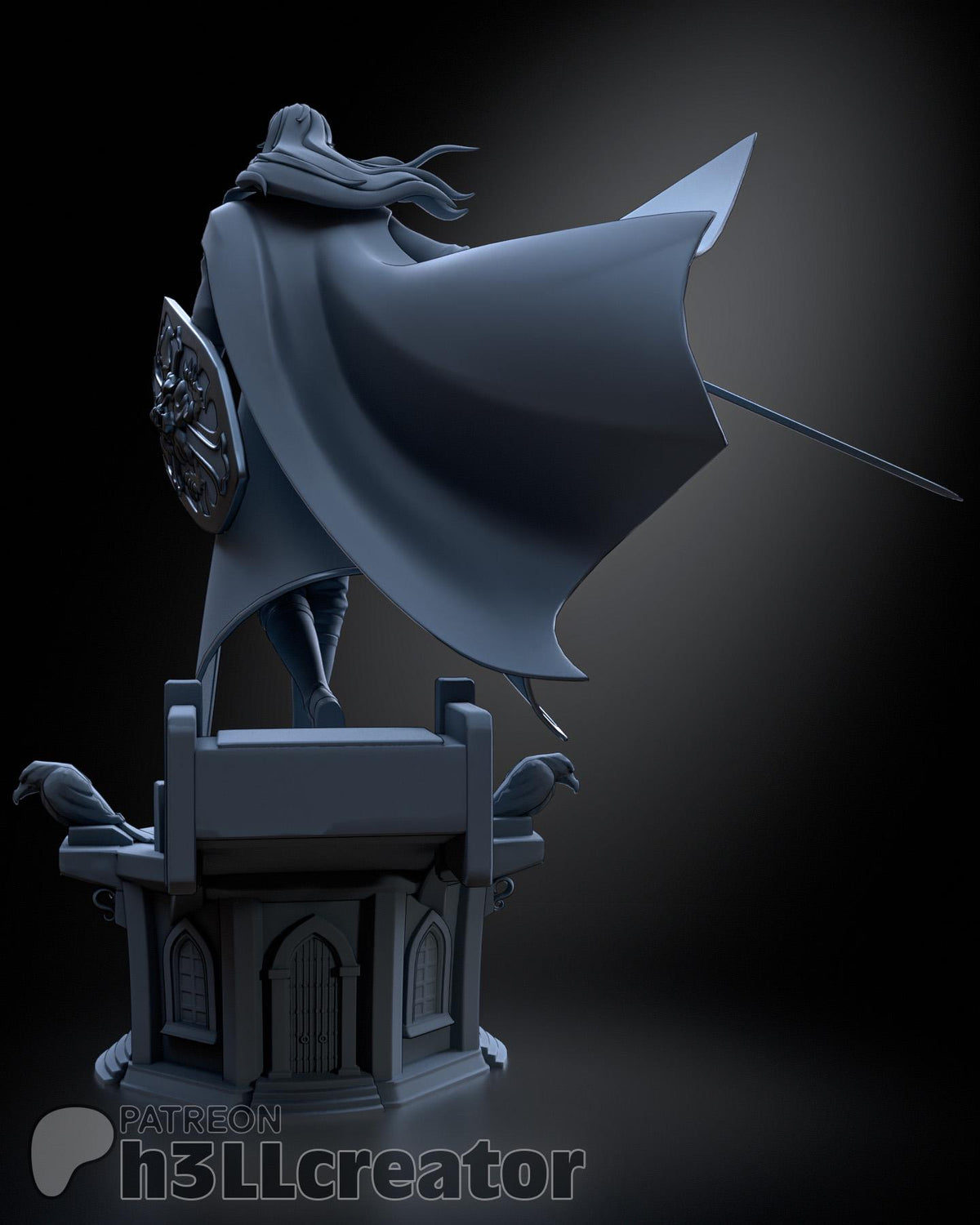 Alucard Castlevania Figure - resin miniature view 5
